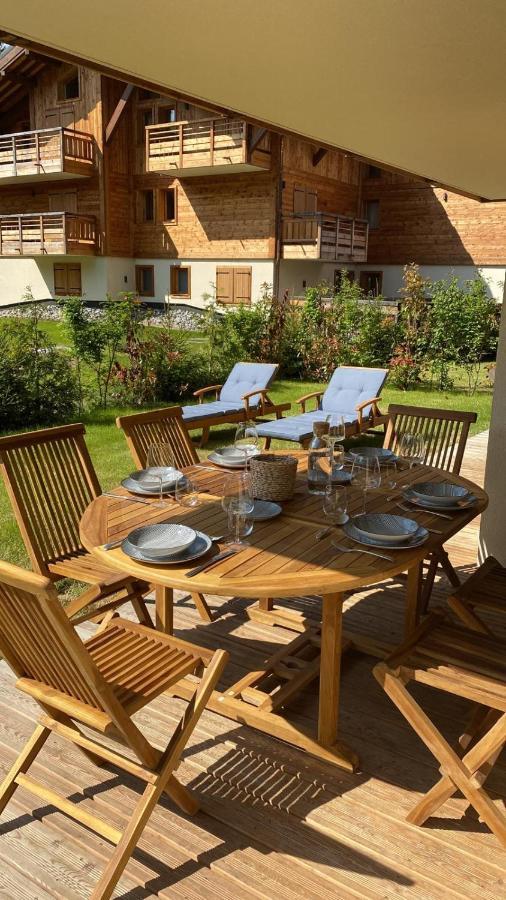 4-Room Apartment With Garden, Gym And Shared Spa Megève Exterior foto