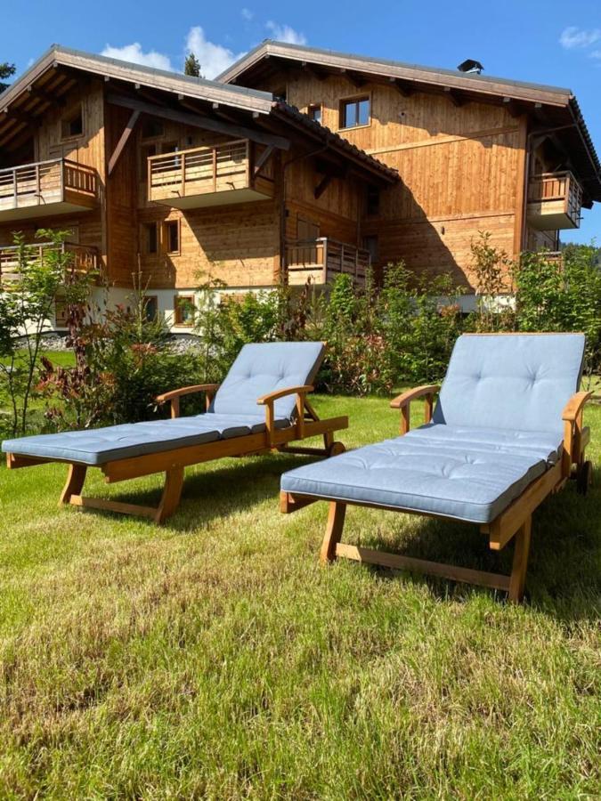 4-Room Apartment With Garden, Gym And Shared Spa Megève Exterior foto